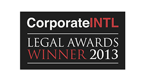 Nagroda Corporate INTL Legal Awards Winner 2013