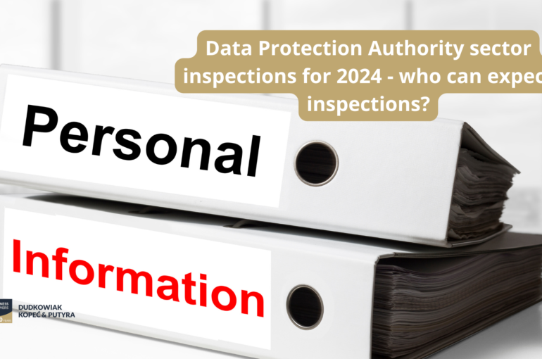 Data Protection Authority sector inspections for 2024 - who can expect inspections?