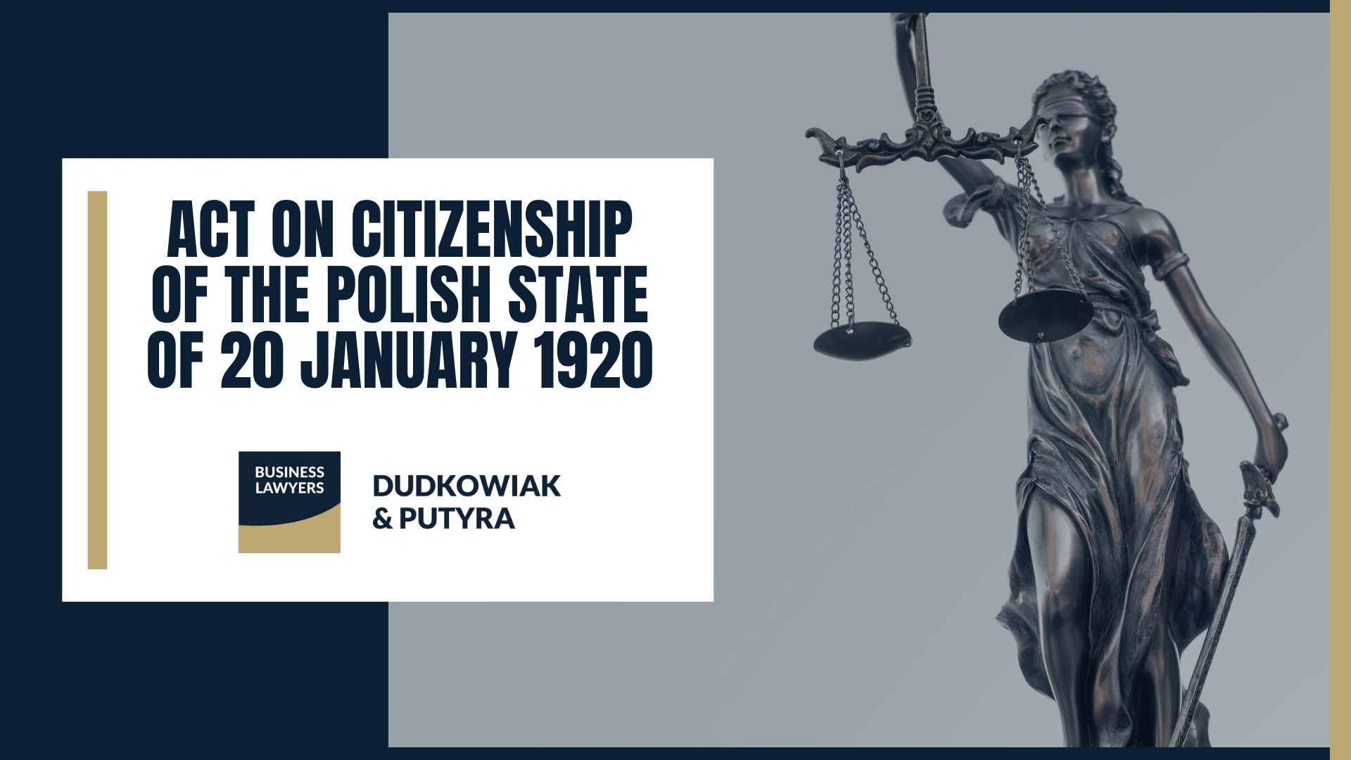 ACT of 20 January 1920 on the Citizenship of the Polish State