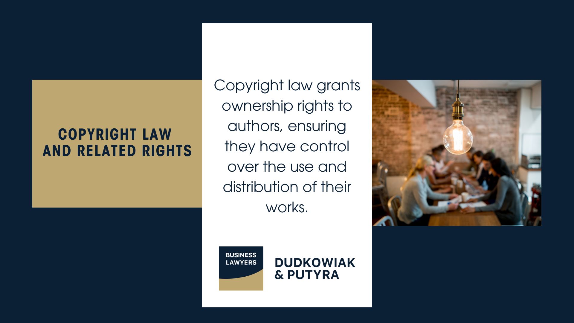Copyright Law and Related Rights Copyright law grants ownership rights to authors, ensuring they have control over the use and distribution of their works.