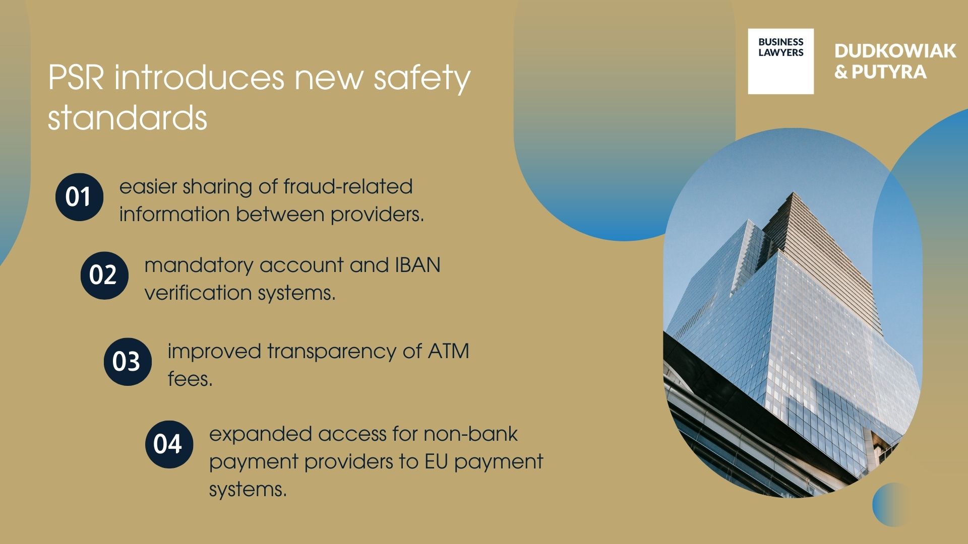 The PSR forms part of the legislative package, introducing uniform rules for consumers and payment service providers-covering areas from open banking and consumer protection requirements to stronger coordination of supervision and enforcement.