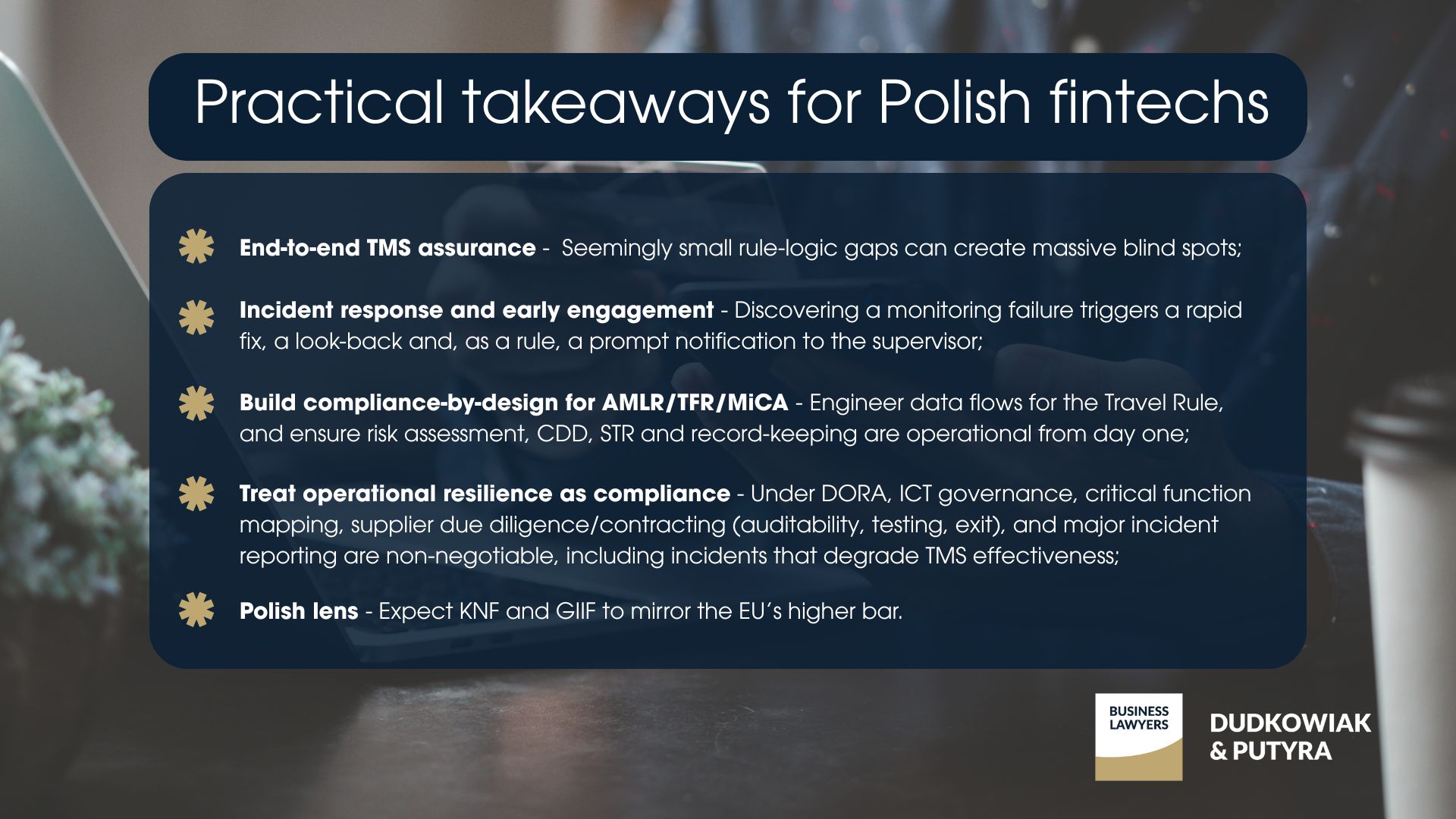 Practical takeaways for Polish fintechs