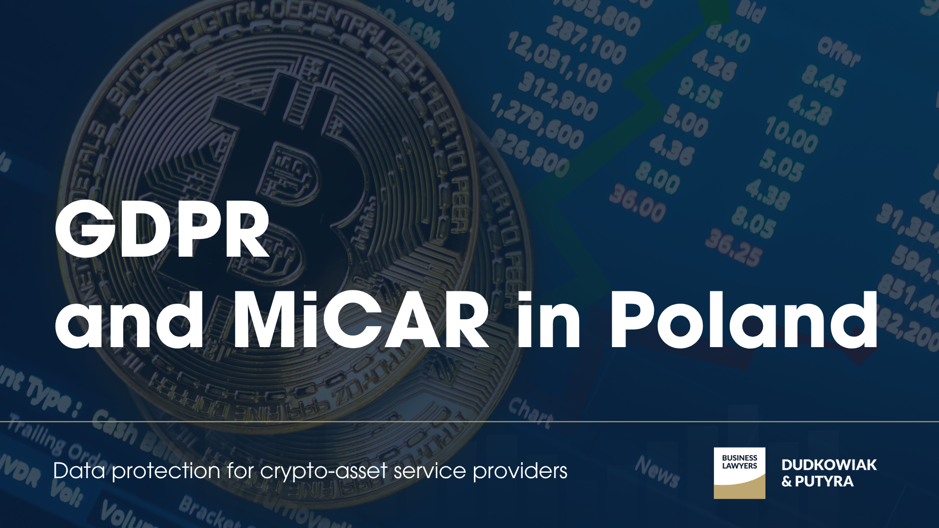 GDPR and MiCAR in Poland