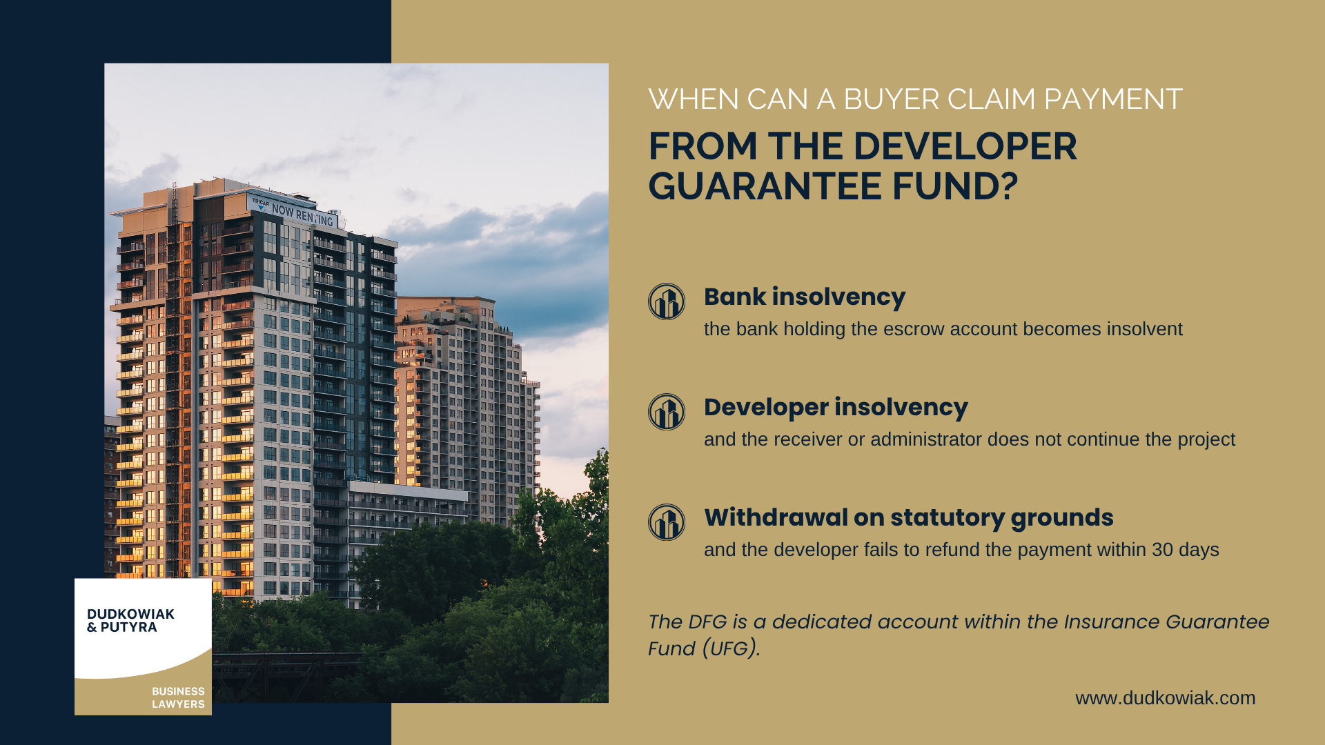 When a buyer can claim payment from the Developer Guarantee Fund in Poland – three cases